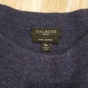 Talbots Blue Crewneck Sweater